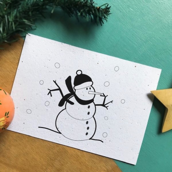 Enkele Bloei Kaart: Sneeuwpop